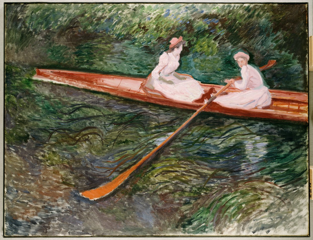 La barca a remi rosa da Claude Monet