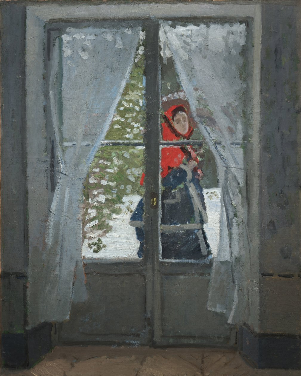 Il fazzoletto rosso, c.1868-73 da Claude Monet