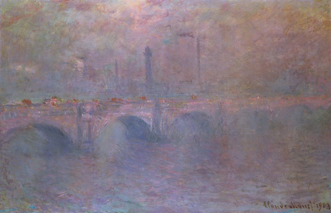 Il Tamigi al Ponte di Waterloo, 1903 da Claude Monet