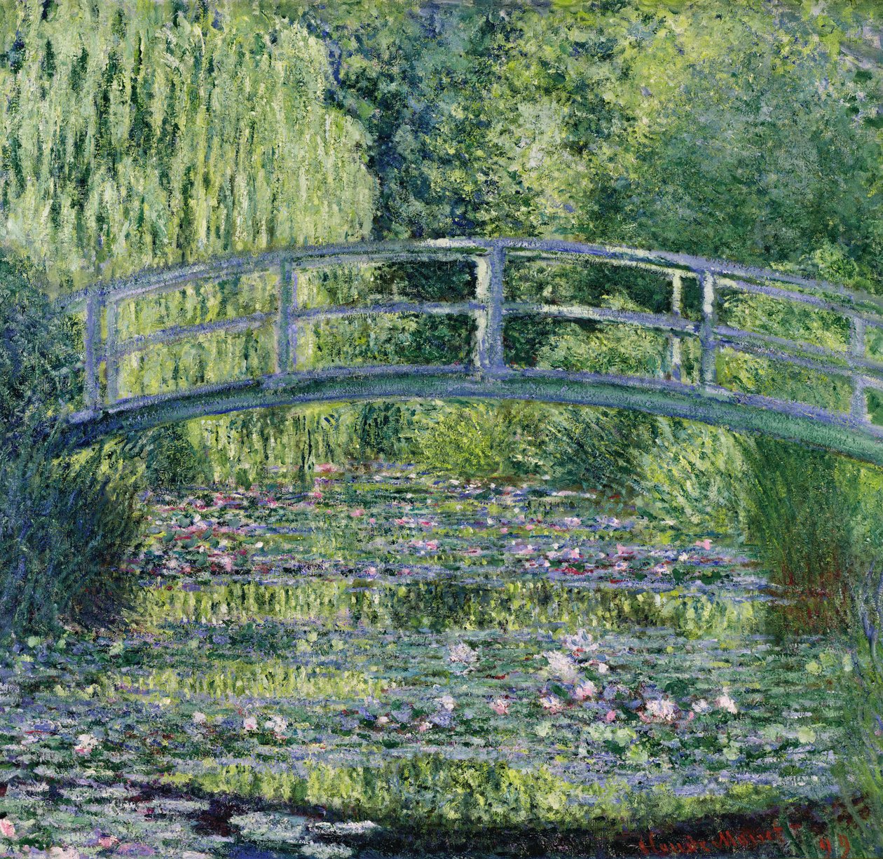 Lo Stagno delle Ninfee: Armonia Verde, 1899 da Claude Monet