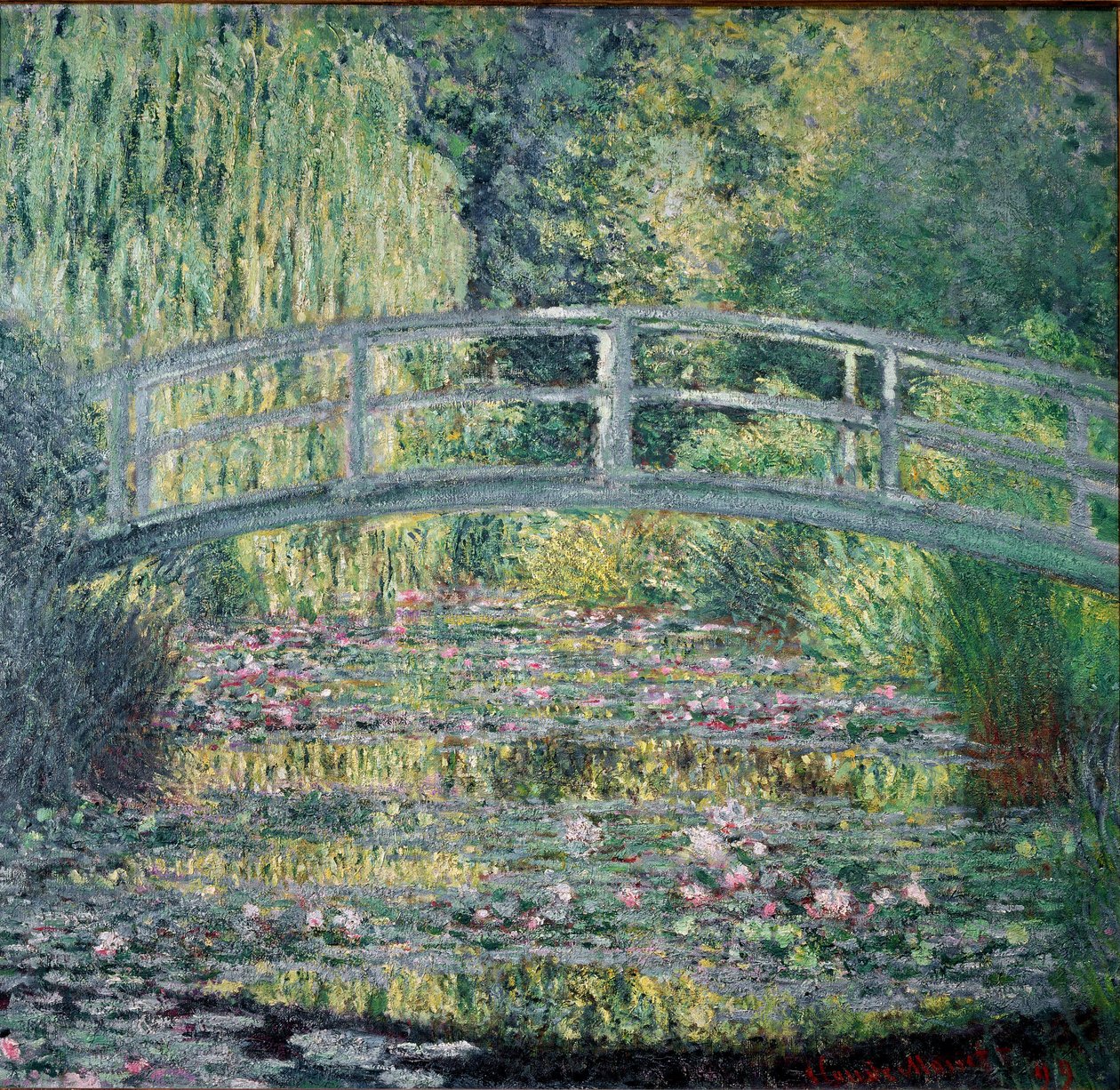 Il ponticello e lo stagno delle ninfee da Claude Monet