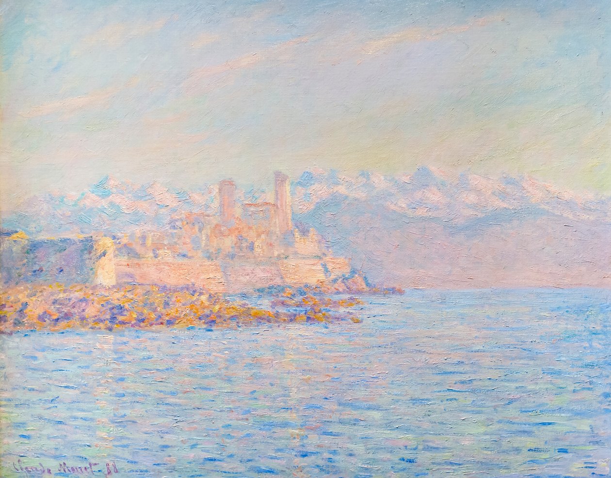 Il vecchio forte di Antibes da Claude Monet