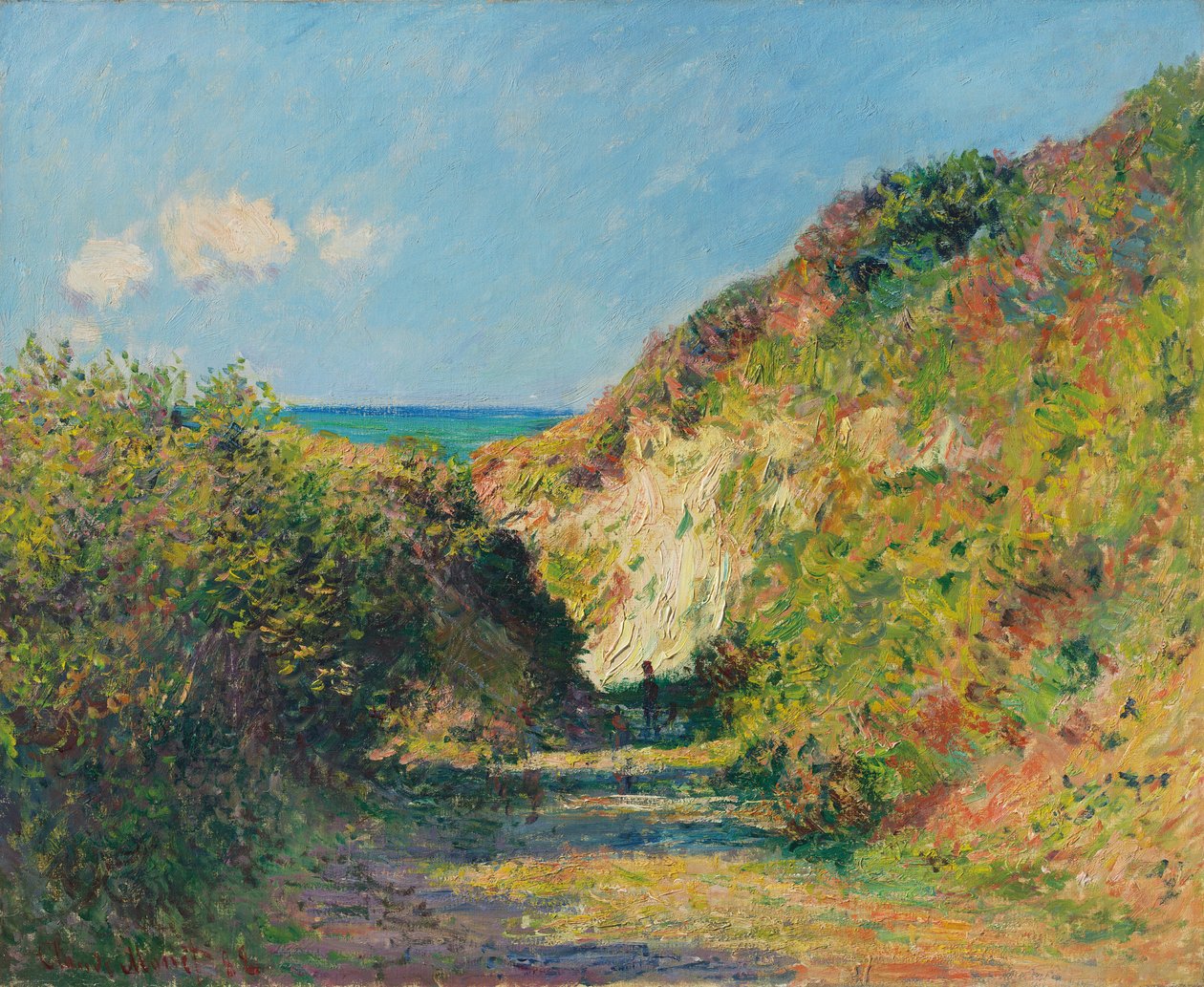 Il sentiero sommerso, 1882 da Claude Monet