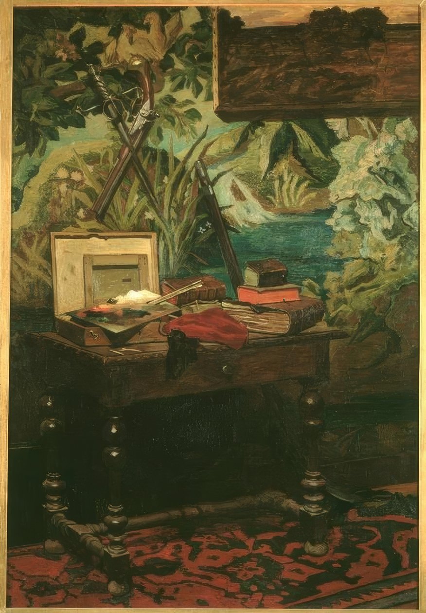 Un angolo di atelier da Claude Monet