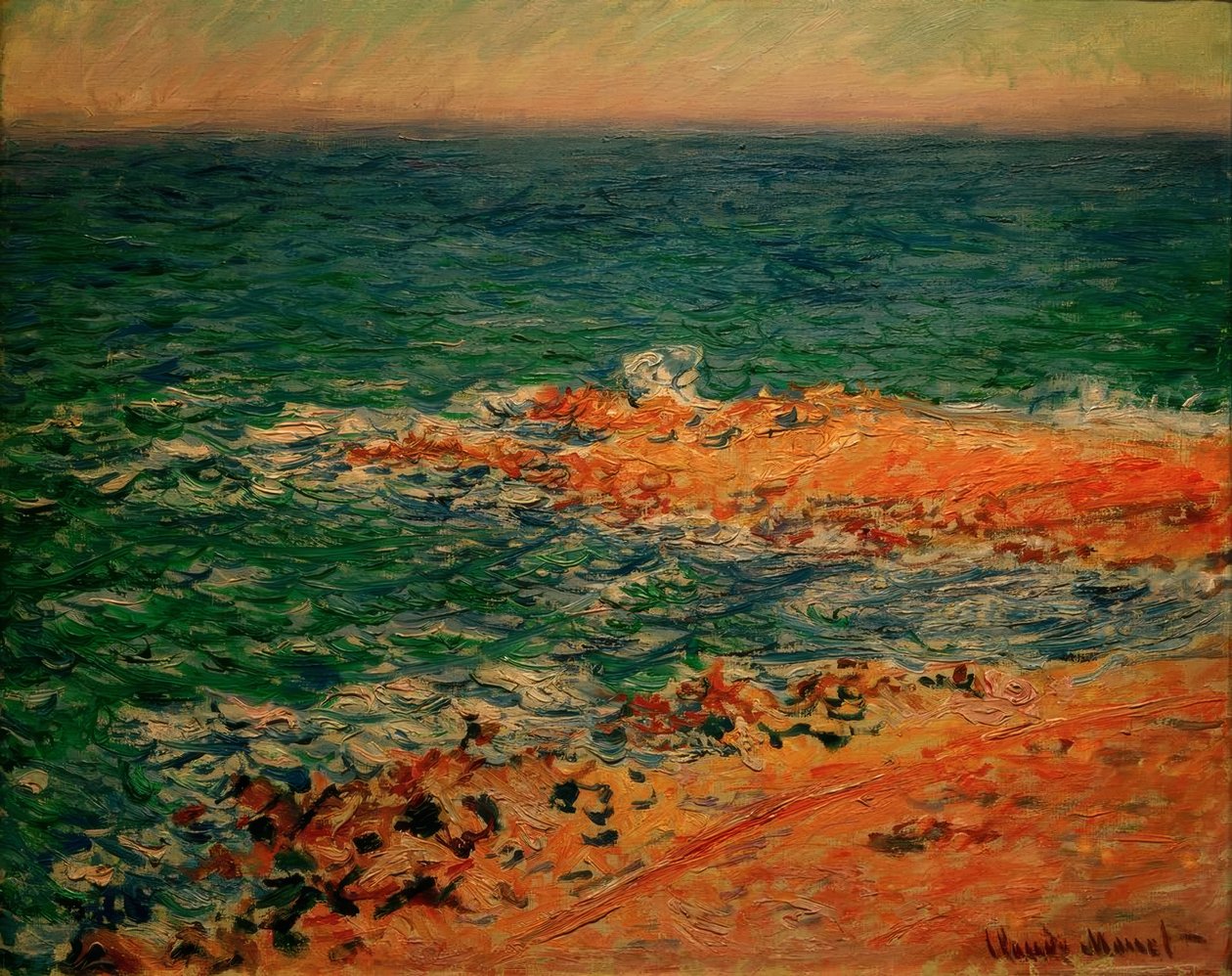 Vista del mare da Claude Monet