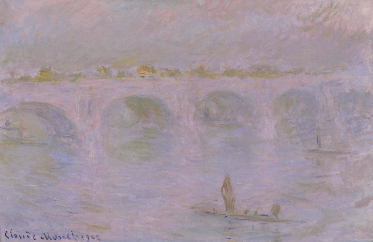 Ponte di Waterloo a Londra, 1902 da Claude Monet