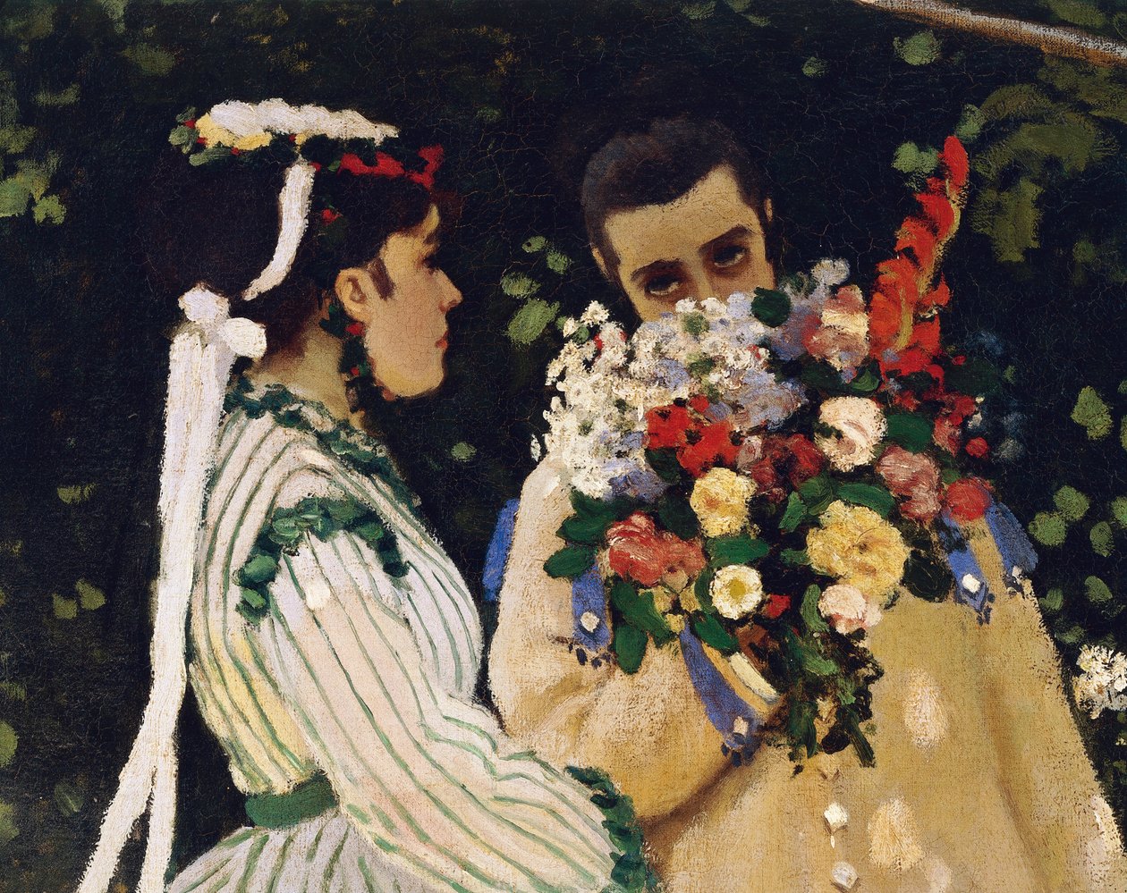 Donne in giardino da Claude Monet
