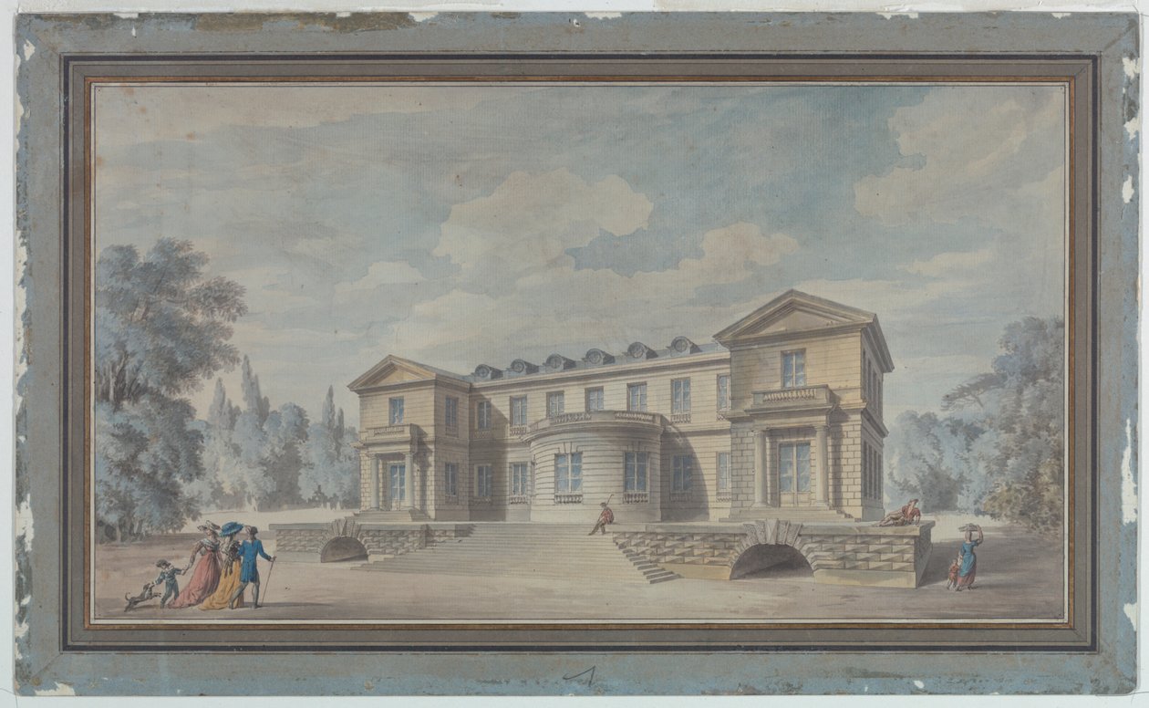 Progetto per una Villa di Campagna da Claude Nicolas Ledoux