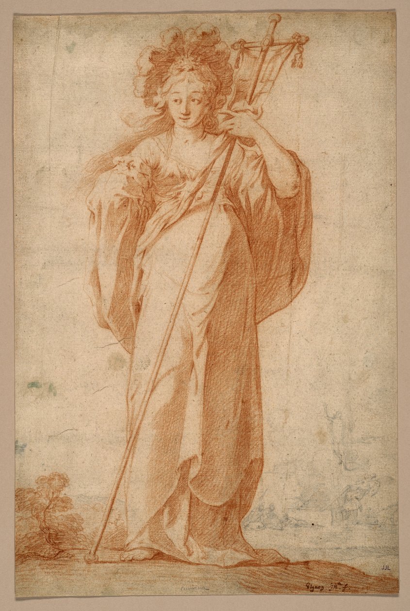 La Sibilla Cumana, c.1630 da Claude Vignon