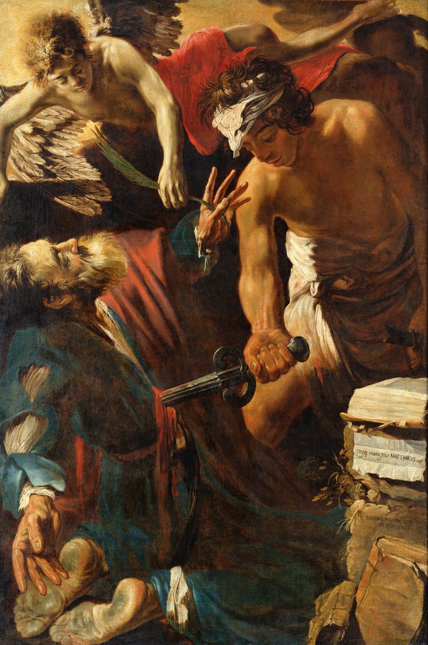 Il martirio di San Matteo, 1617 da Claude Vignon