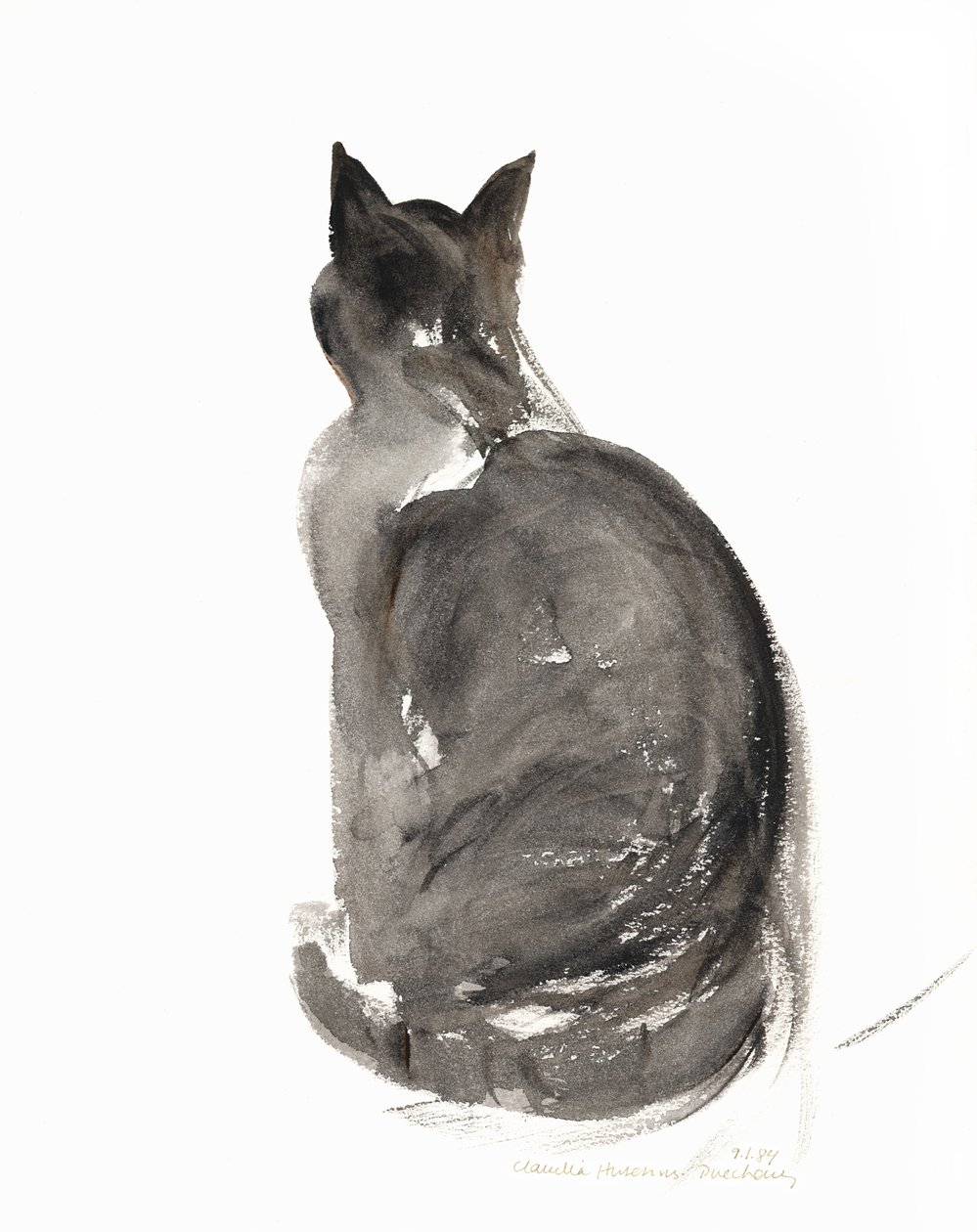 Gatto, 1985 da Claudia Hutchins Puechavy
