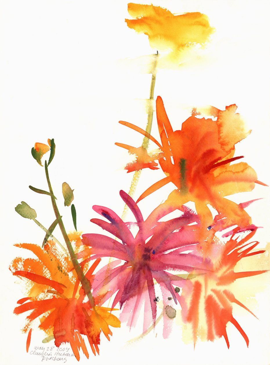 Calendule e altri fiori, 2004 da Claudia Hutchins Puechavy