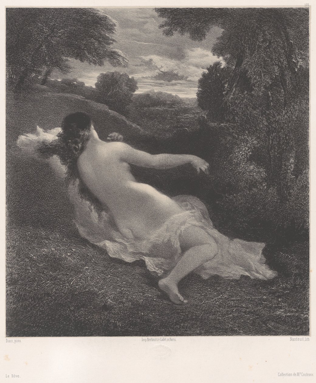 Il sogno, ca. 1849-62 da Célestin Nanteuil