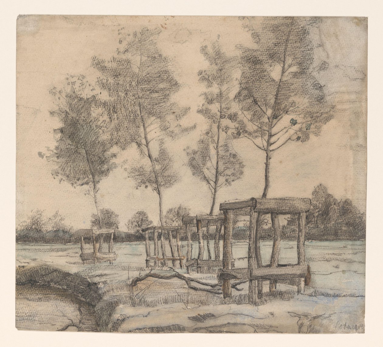 Prato con alberi da Coba Steenhoff