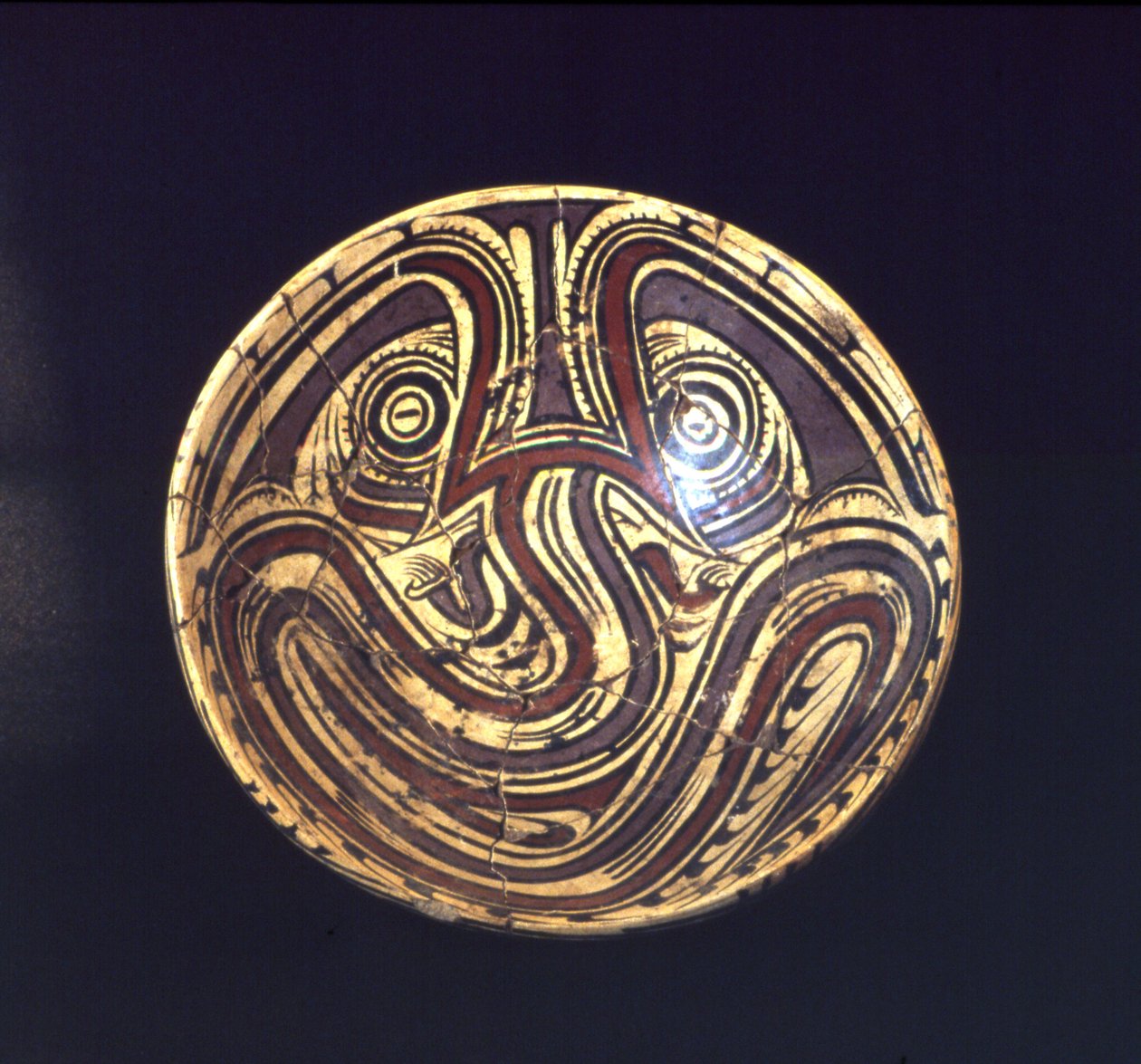 Piatto a piedistallo, fase Cocle antica, 700-800 d.C. da Cocle Culture