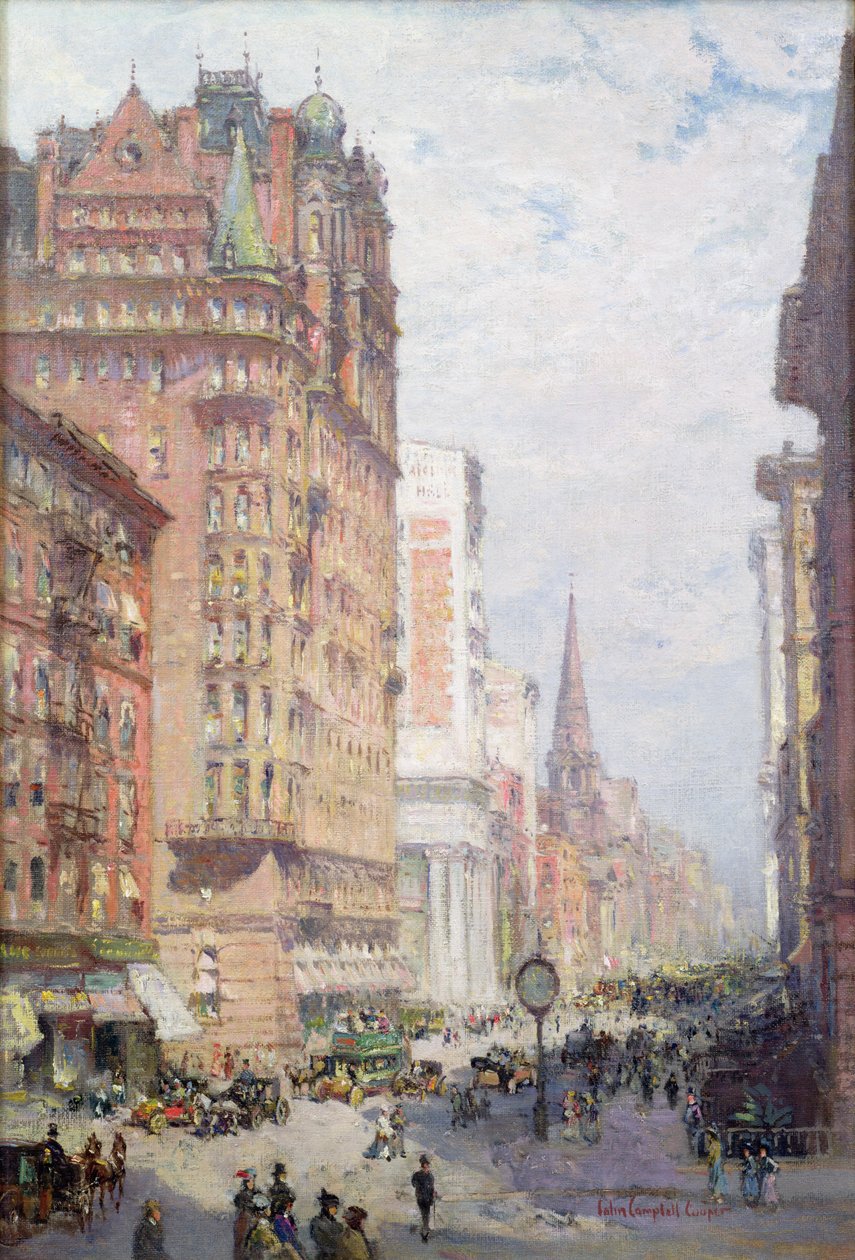 Fifth Avenue, New York City, 1906 da Colin Campbell Cooper