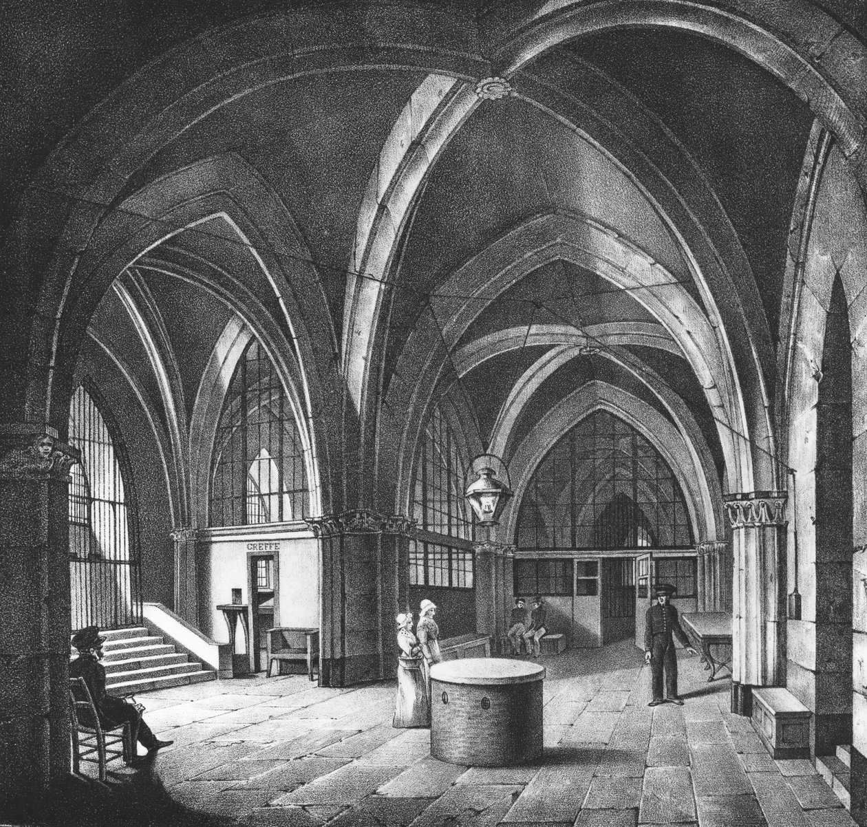 Veduta interna della sala d