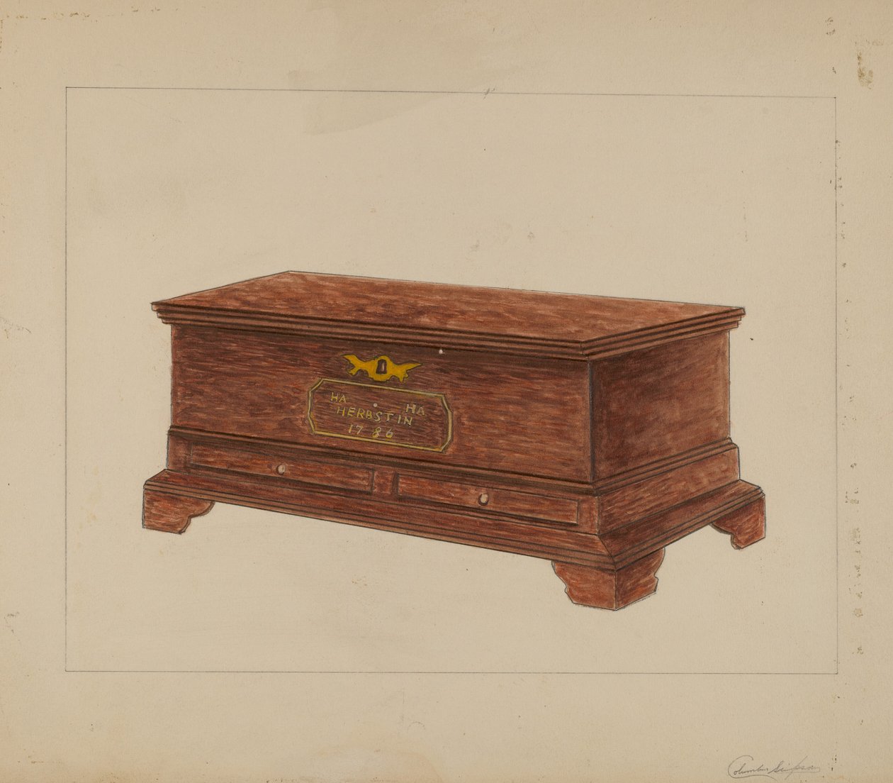 Cassettone da Columbus Simpson
