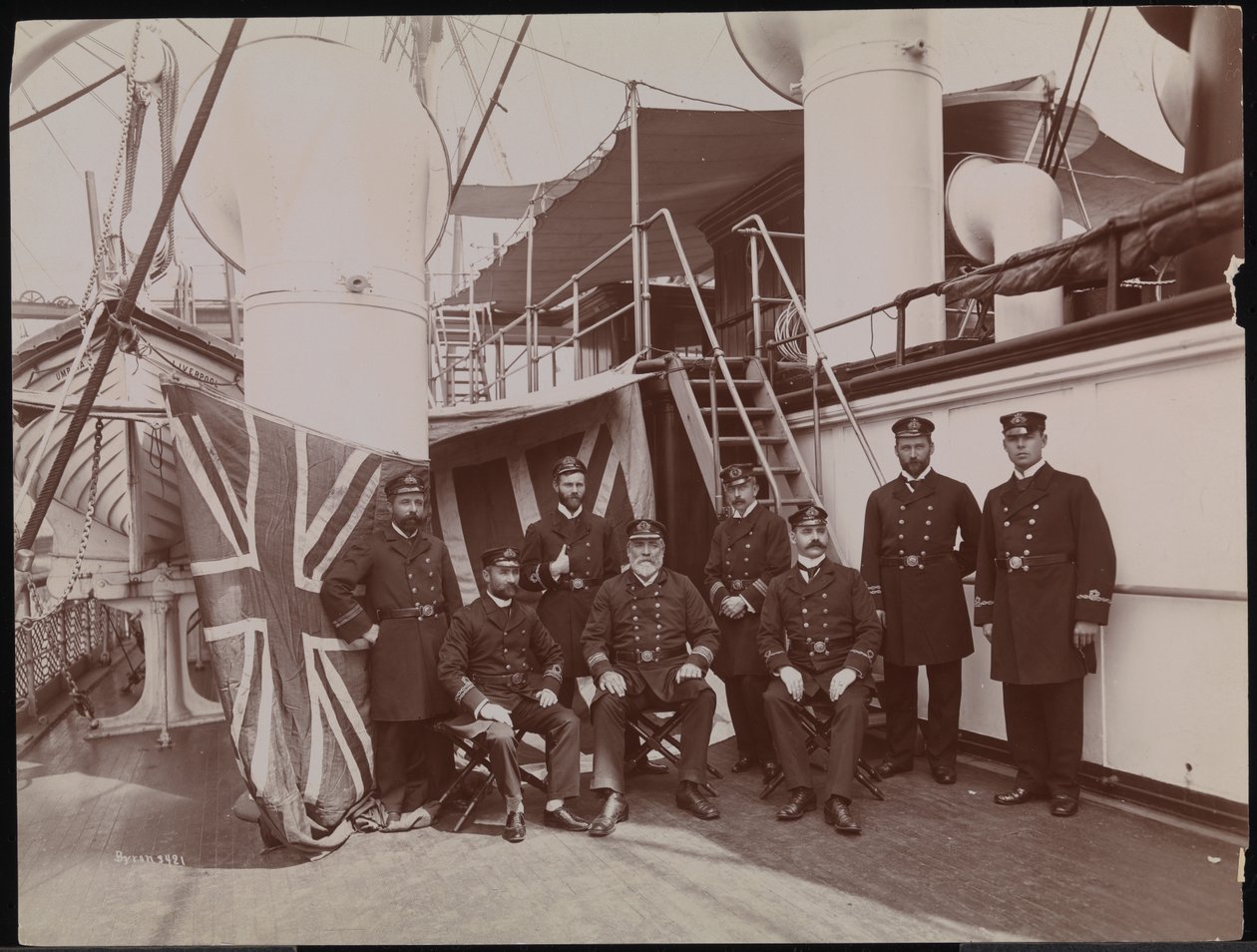 Cunard Line, S.S. "Umbria", c.1897 (foto b/n) da Company Byron