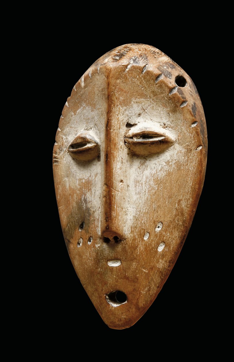 Maschera Lega da Congolese Congolese