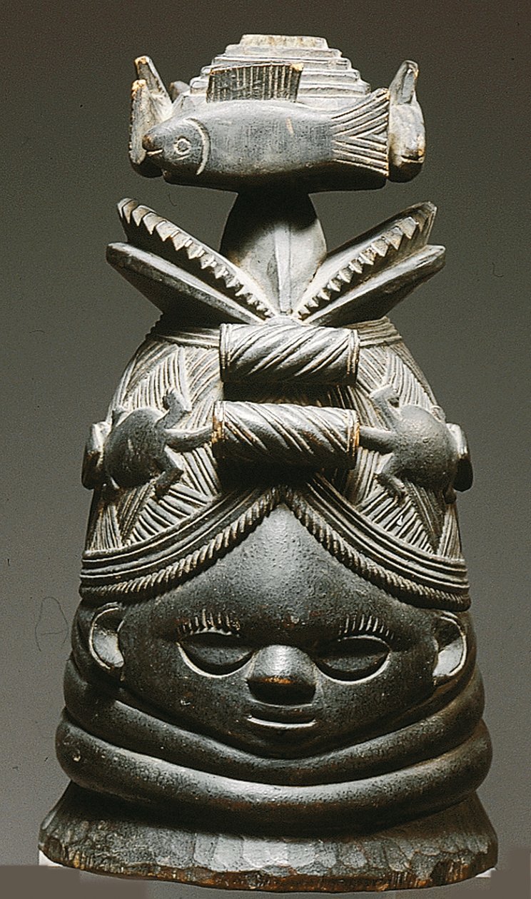 Maschera elmo Mende da Congolese Congolese