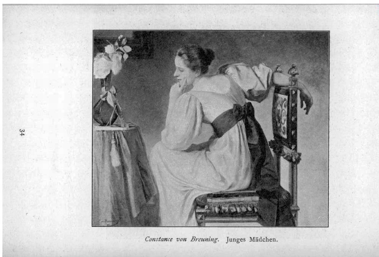 Giovane ragazza da Constance von Breuning