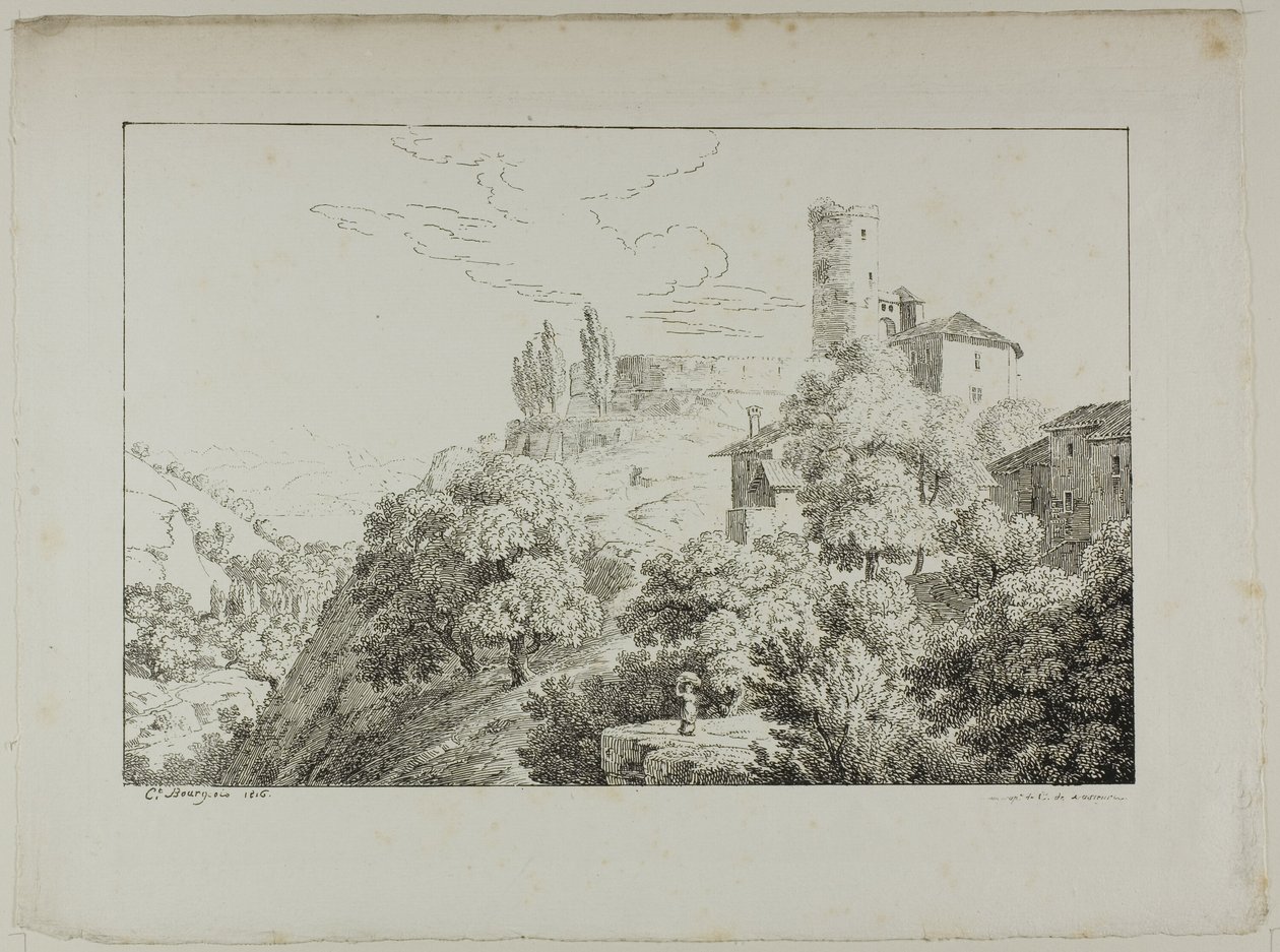 Paesaggio da Constant Bourgeois
