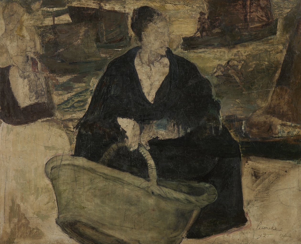 Moglie del pescatore da Constant Permeke