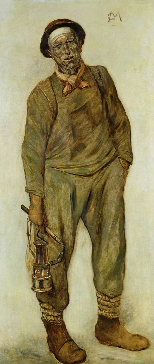 Un minatore da Constantin Emile Meunier