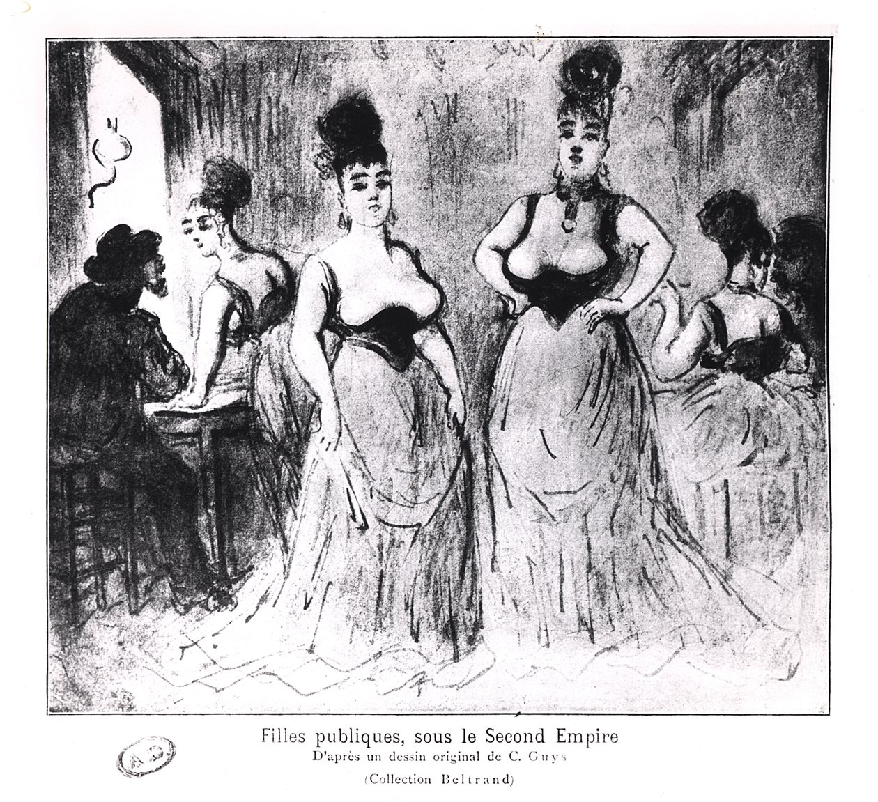Prostitute, c.1850 da Constantin Guys