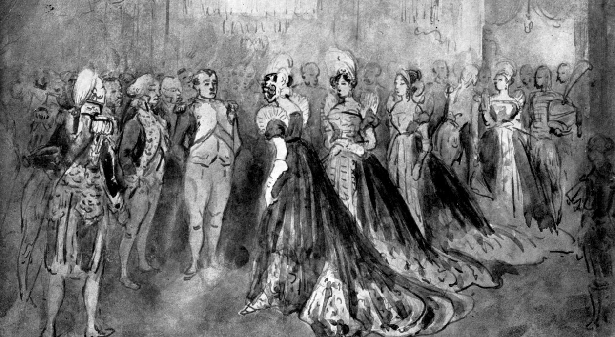 Alla corte di Napoleone, 1930 da Constantin Guys