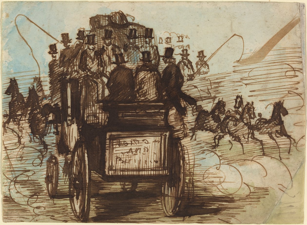 La Carrozza di Brighton da Constantin Guys