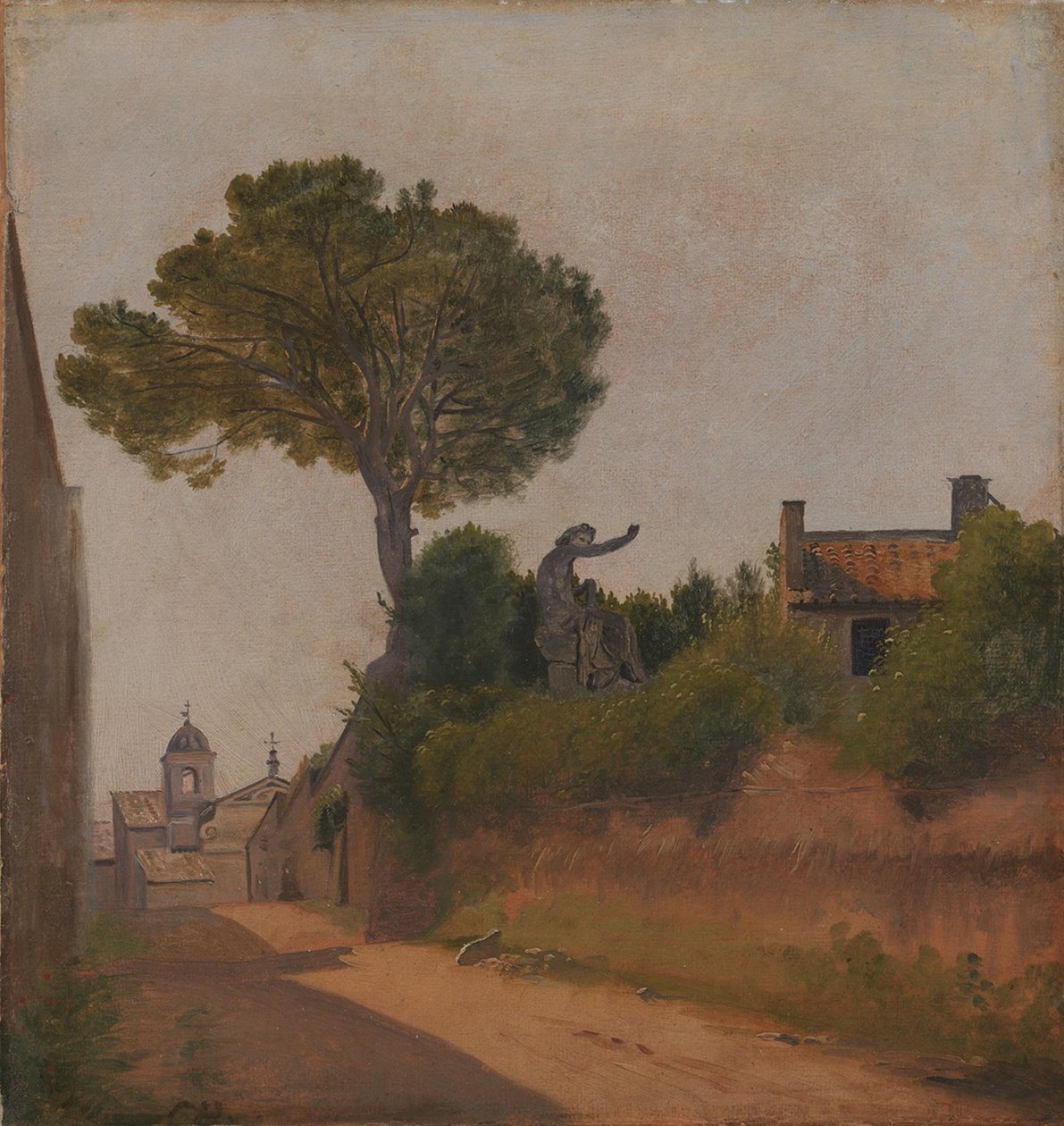 Una Strada a Roma. Vicolo Sterrato da Constantin Hansen