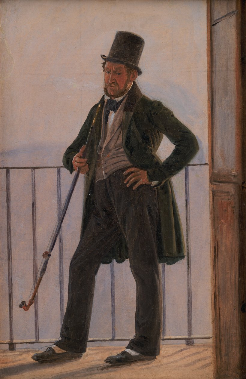 Il pittore Albert Küchler da Constantin Hansen