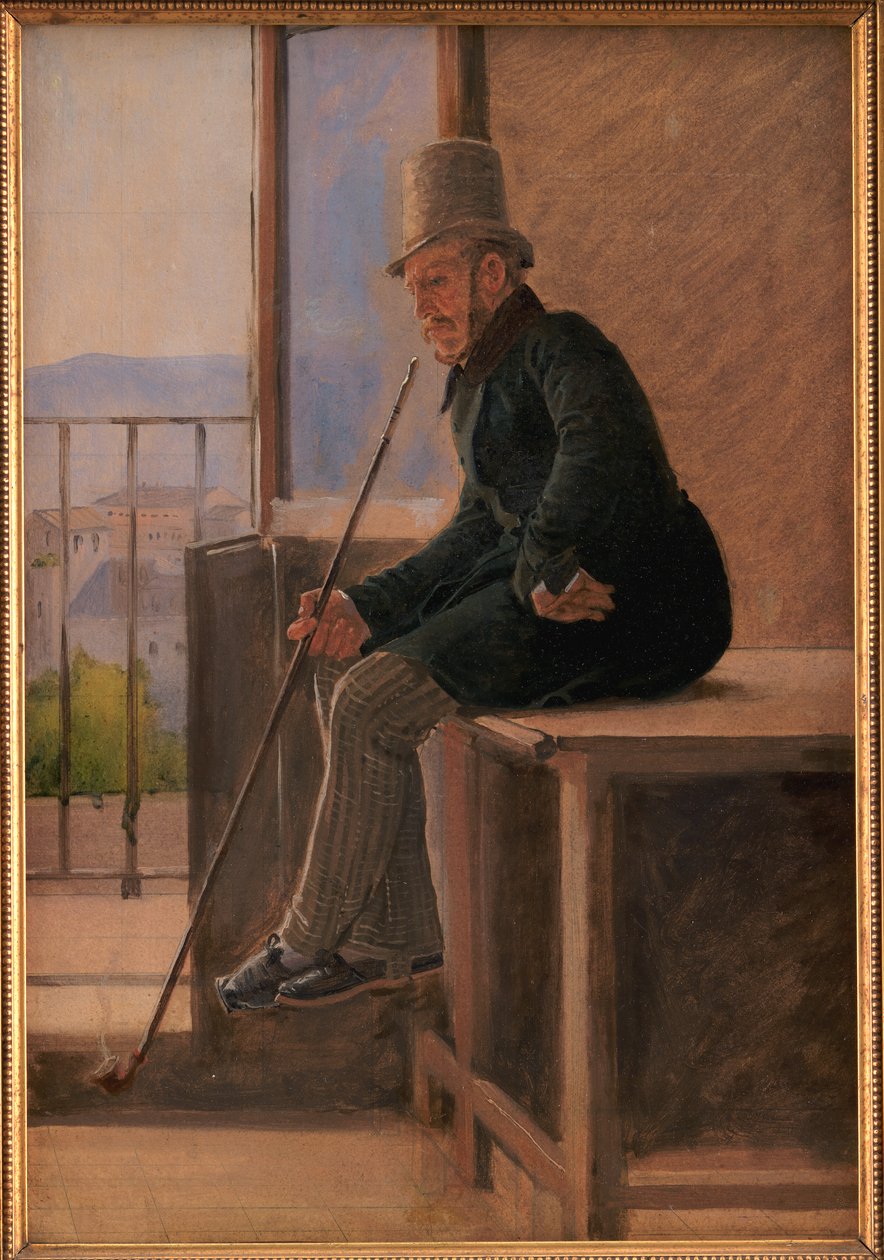 Il pittore Jørgen Sonne da Constantin Hansen