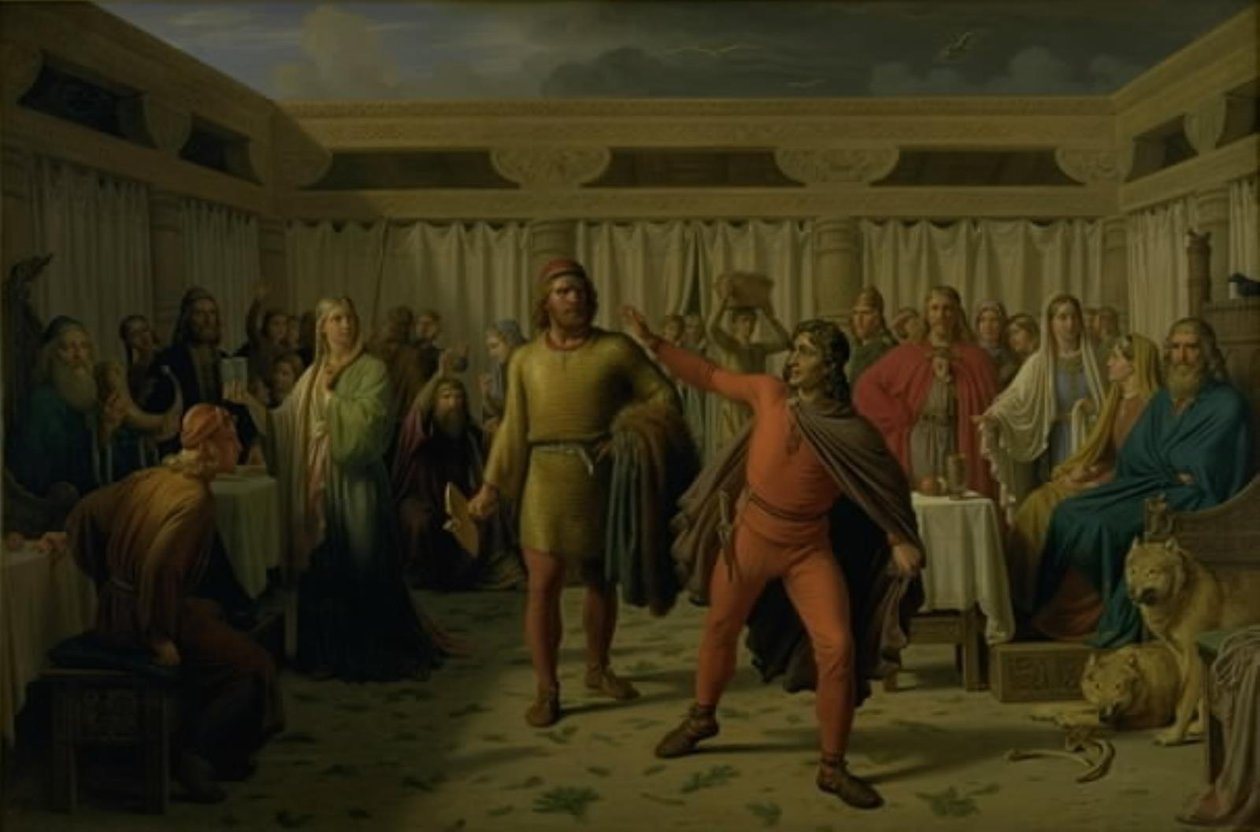 Festa di Ægir da Constantin Hansen