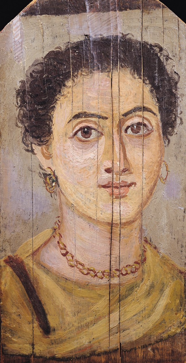 Ritratto di Fayum di una donna da Coptic