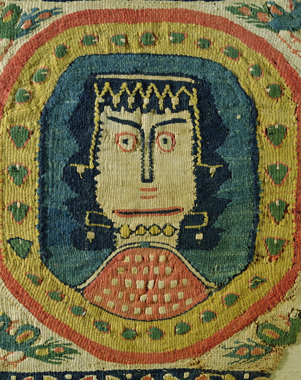 Busto femminile in un medaglione da Coptic