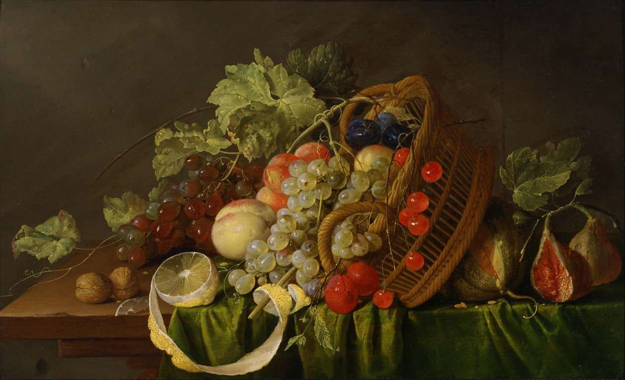 Natura morta con un cesto di frutta da Cornelis de Heem