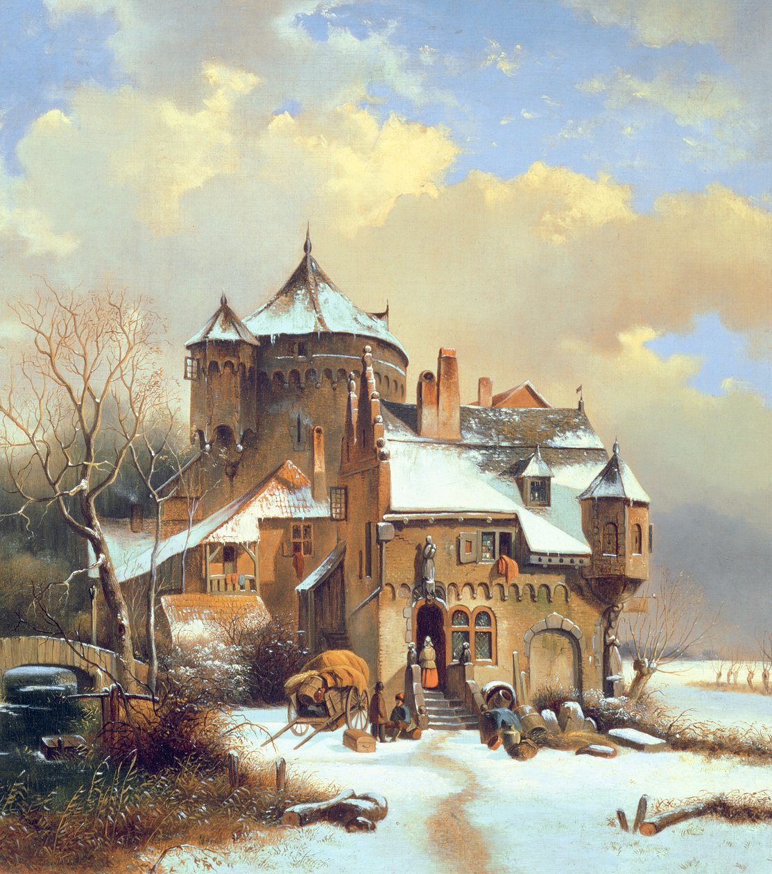 Scena invernale olandese da Cornelis Kruseman