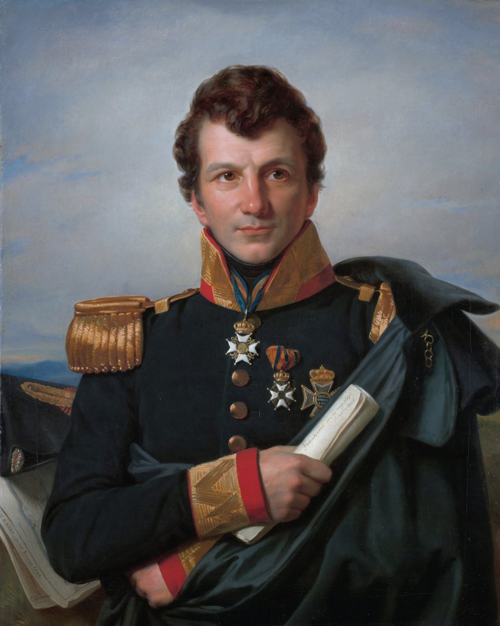 Ritratto di Johannes van den Bosch da Cornelis Kruseman