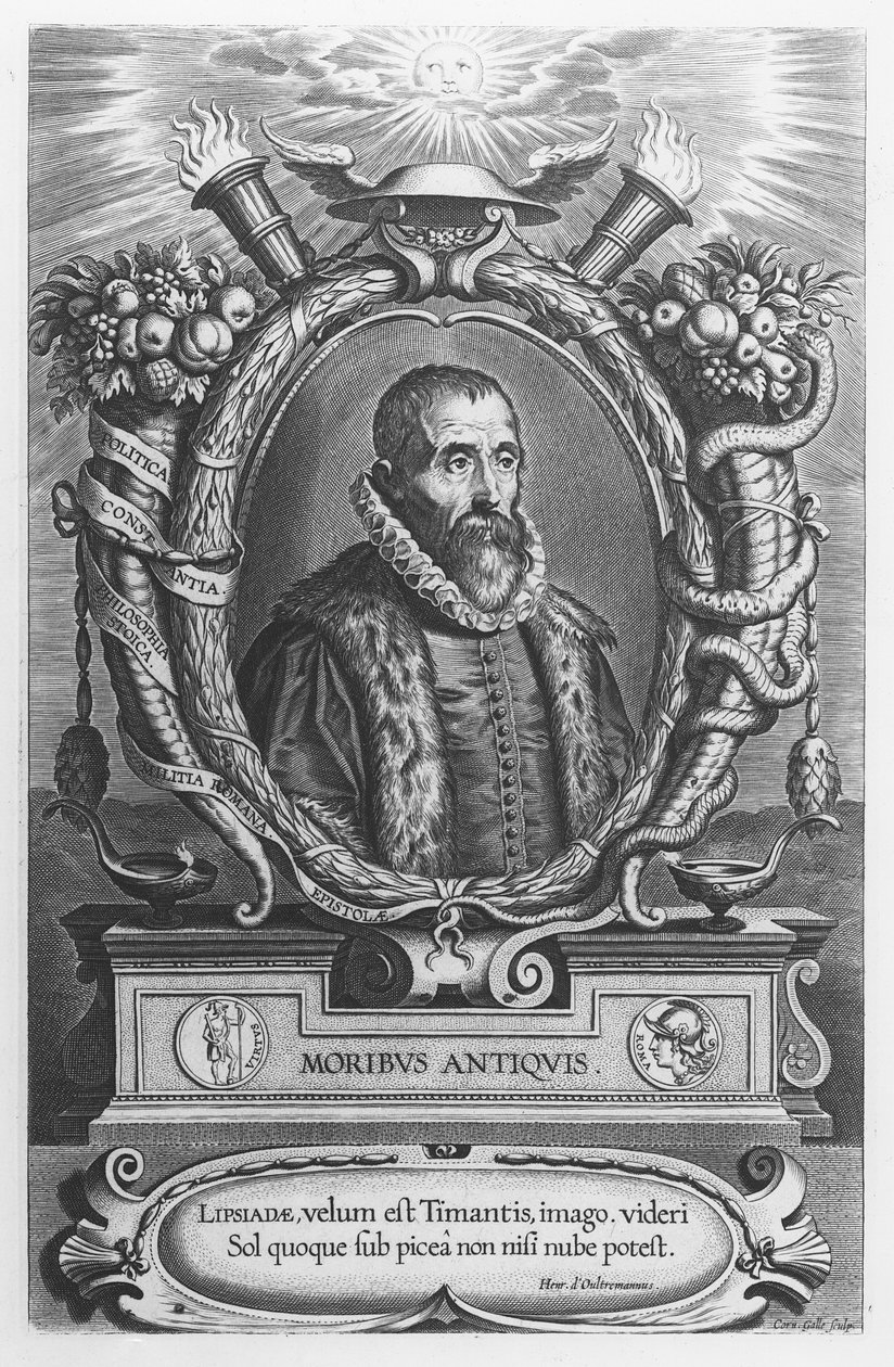 Ritratto di Justus Lipsius da Cornelis Galle the Elder