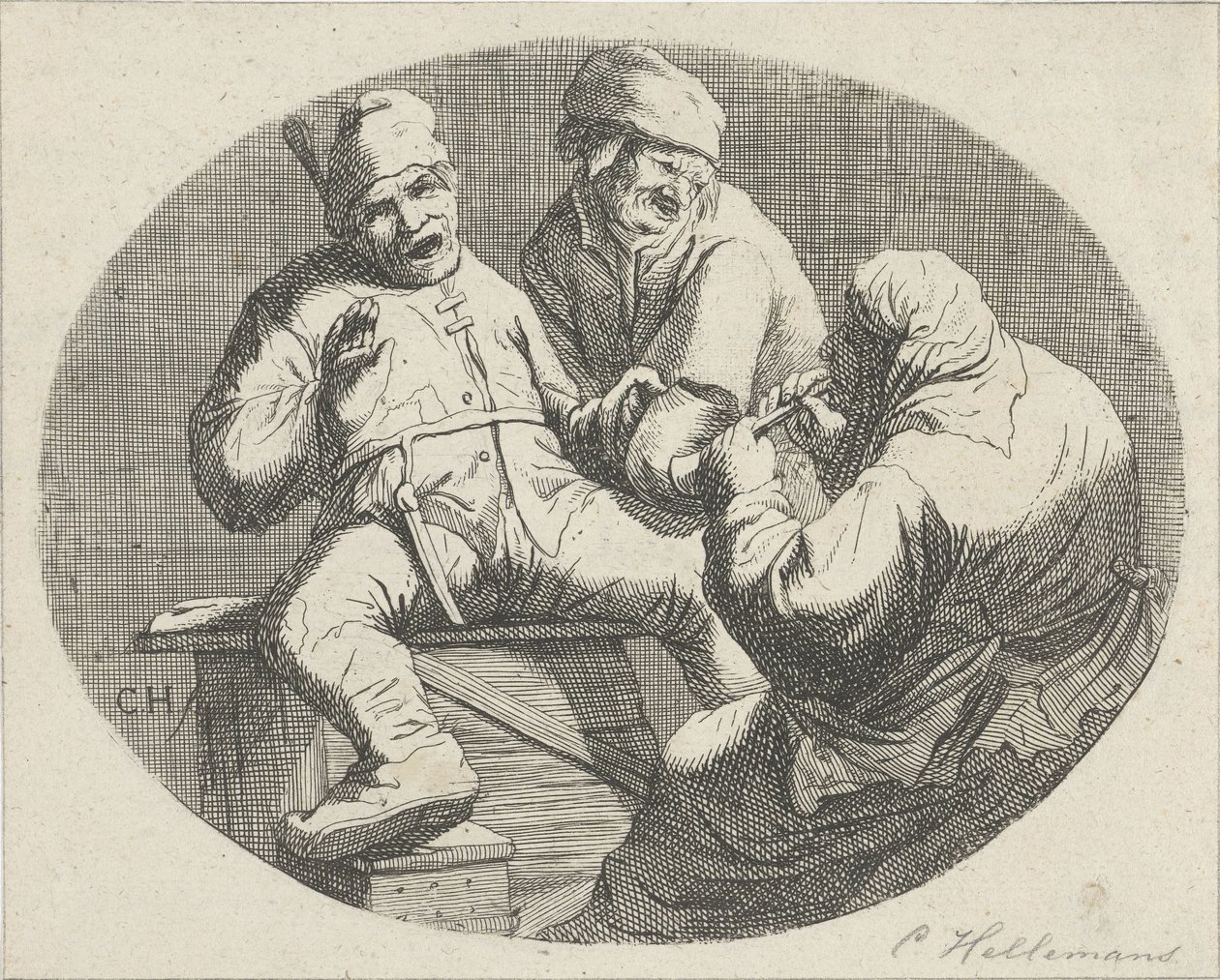 Allegra compagnia di contadini da Cornelis A. Hellemans