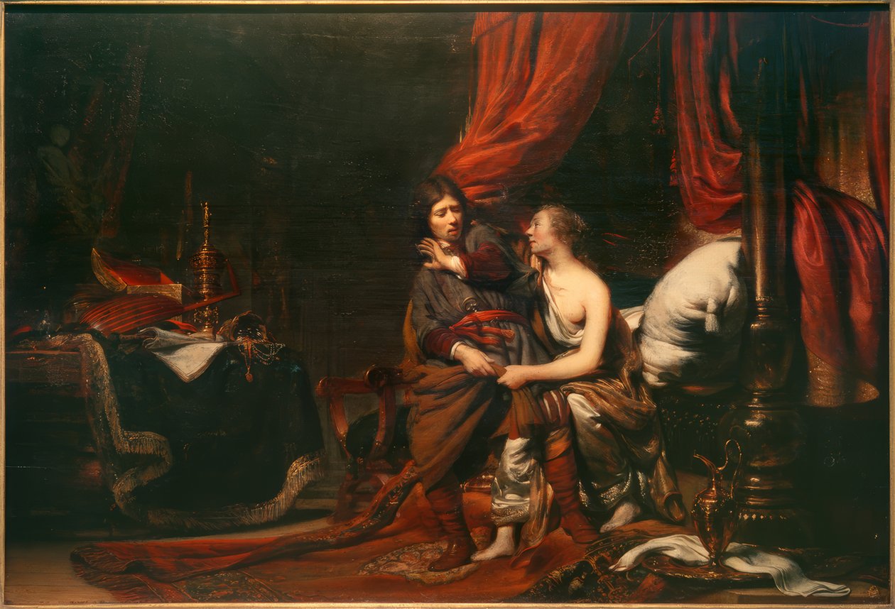 Giuseppe e la moglie di Potifar da Cornelis Bisschop