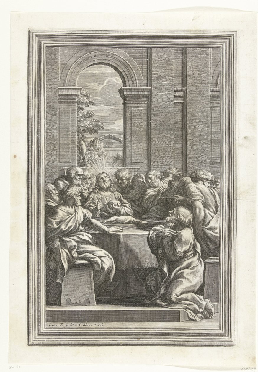 Ultima Cena da Cornelis Bloemaert (II)