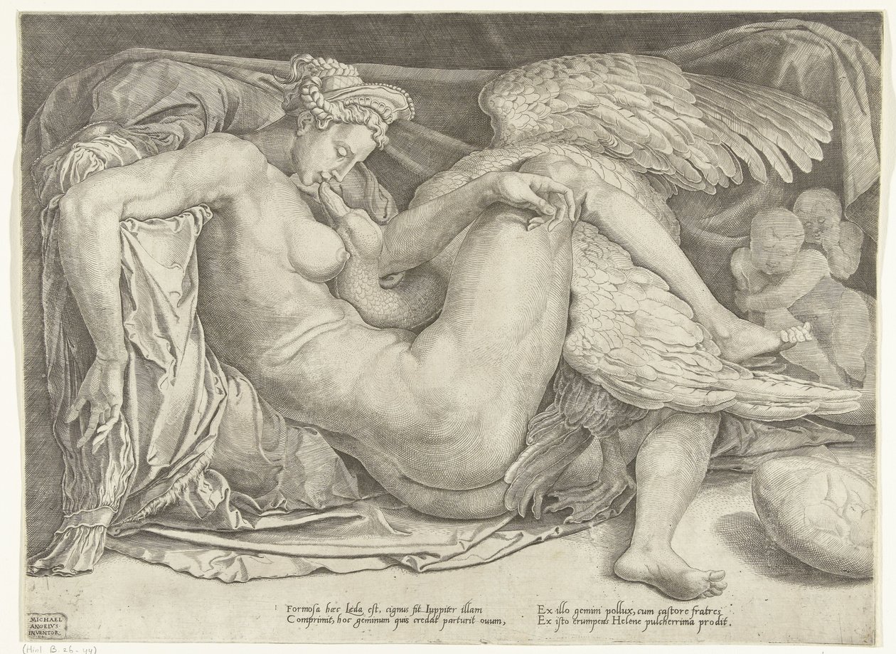 Leda e il cigno da Cornelis Bos