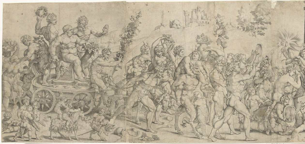 Trionfo di Bacco da Cornelis Bos