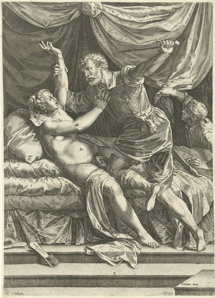 Lucrezia e Sesto da Cornelis Cort
