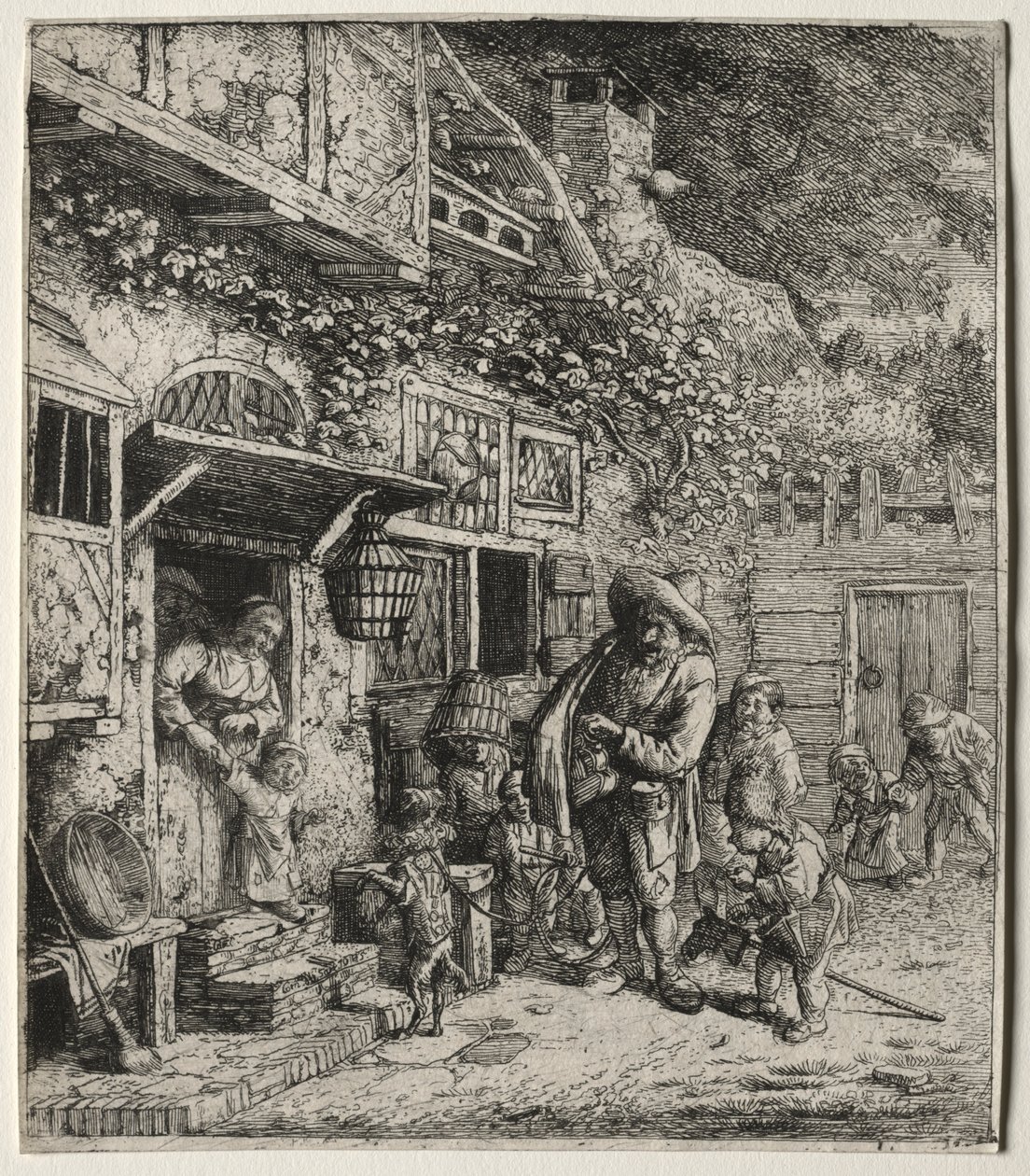 Il cane danzante da Cornelis Dusart