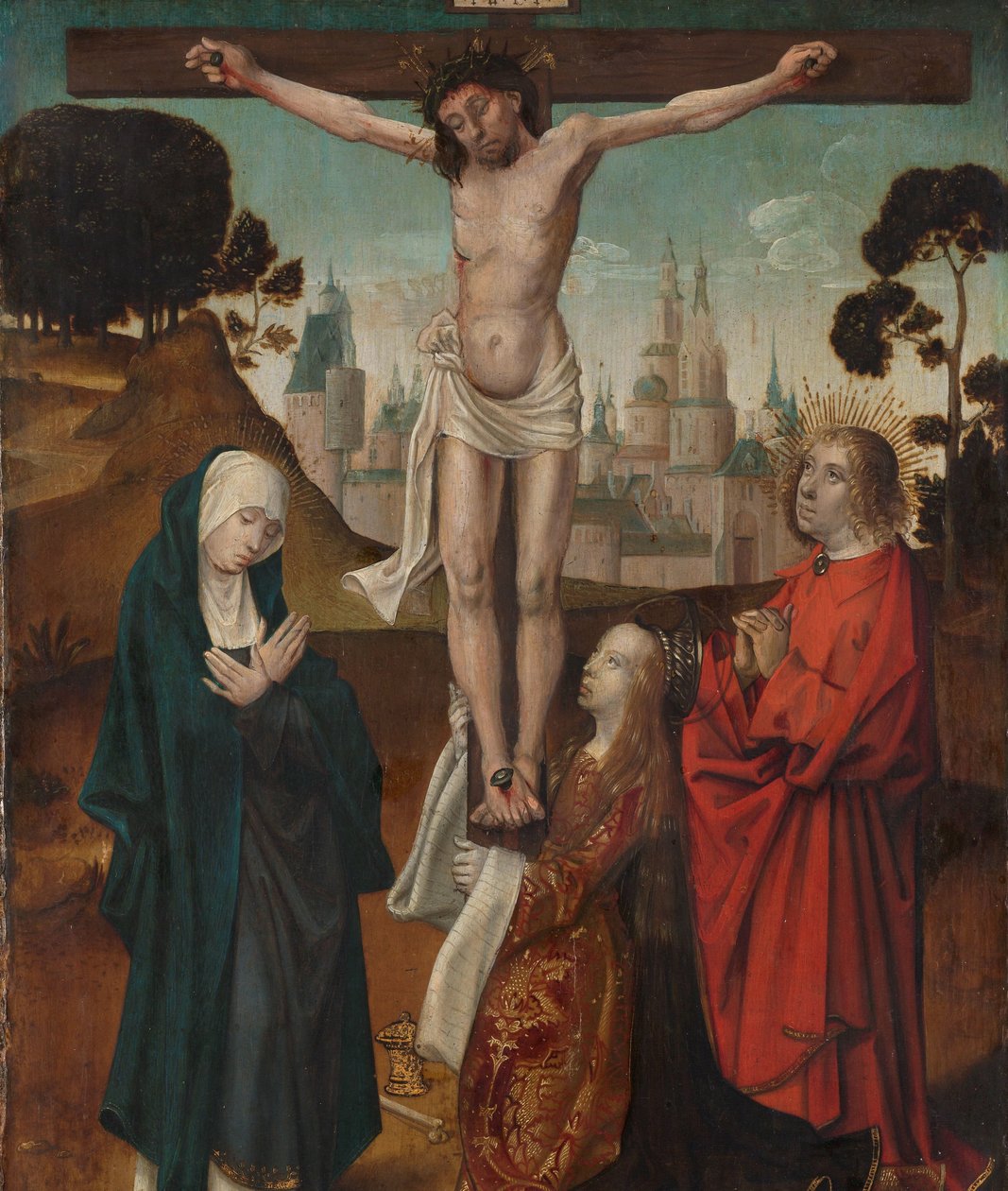 Crocifissione da Cornelis Engebrechtsz (circle of)